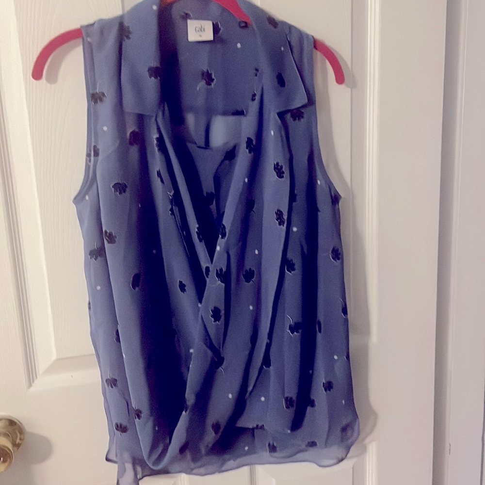 Cabi Crossover Blouse With Removable Matching V N… - image 2